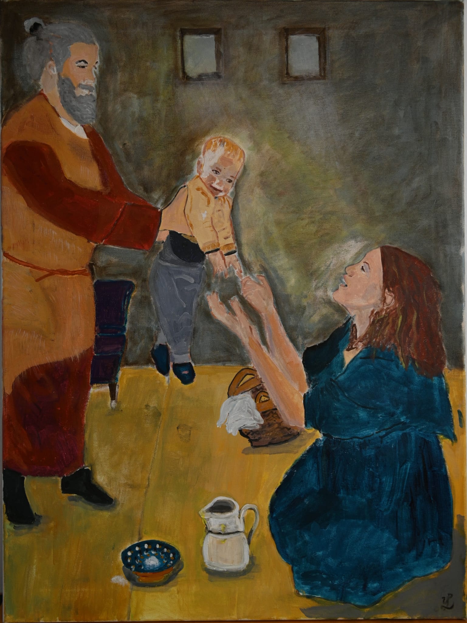 Elia und die Witwe von Zarpath, 50x80cm, 5/2024