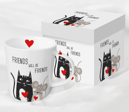 Tasse in Geschenkverpackung Friends will be, 350ml: 17,90€