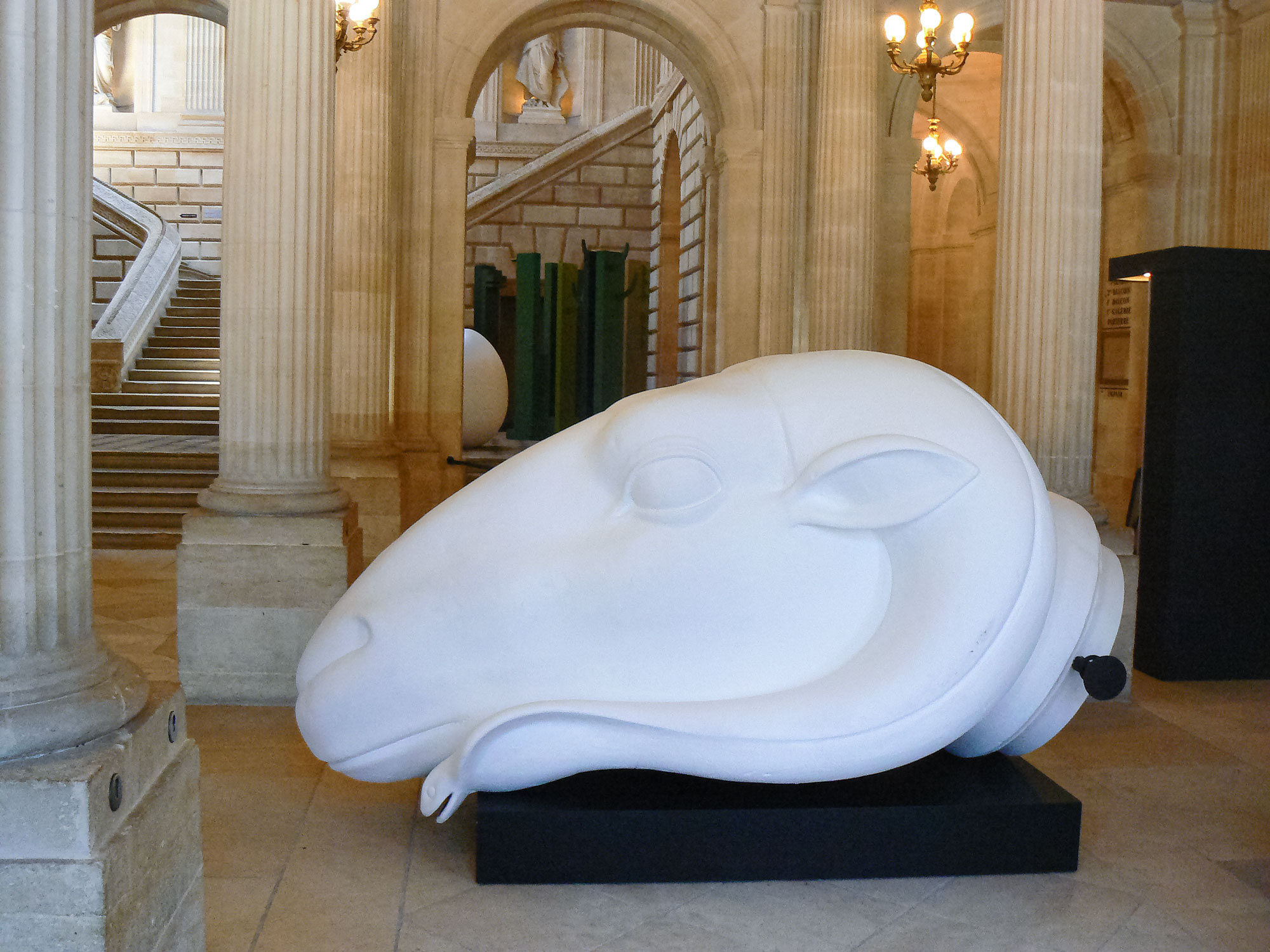Photos de l'exposition Bêtes de Scènes. Opéra de Bordeaux.