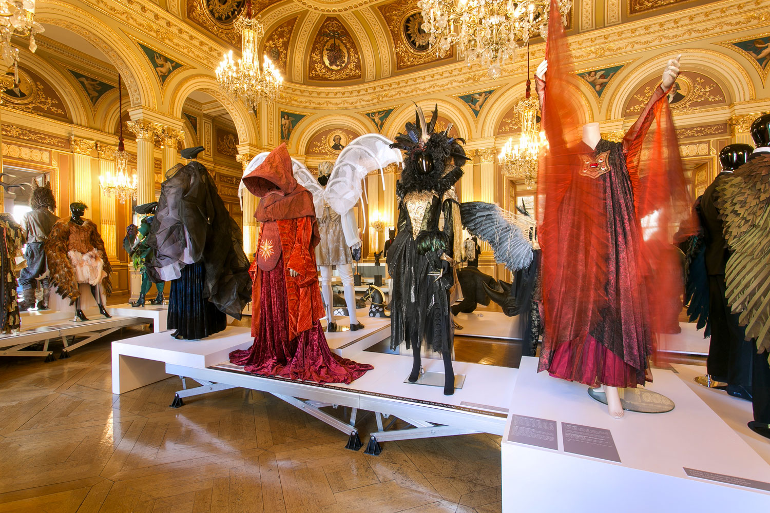 Photos de l'exposition Bêtes de Scènes. Opéra de Bordeaux.