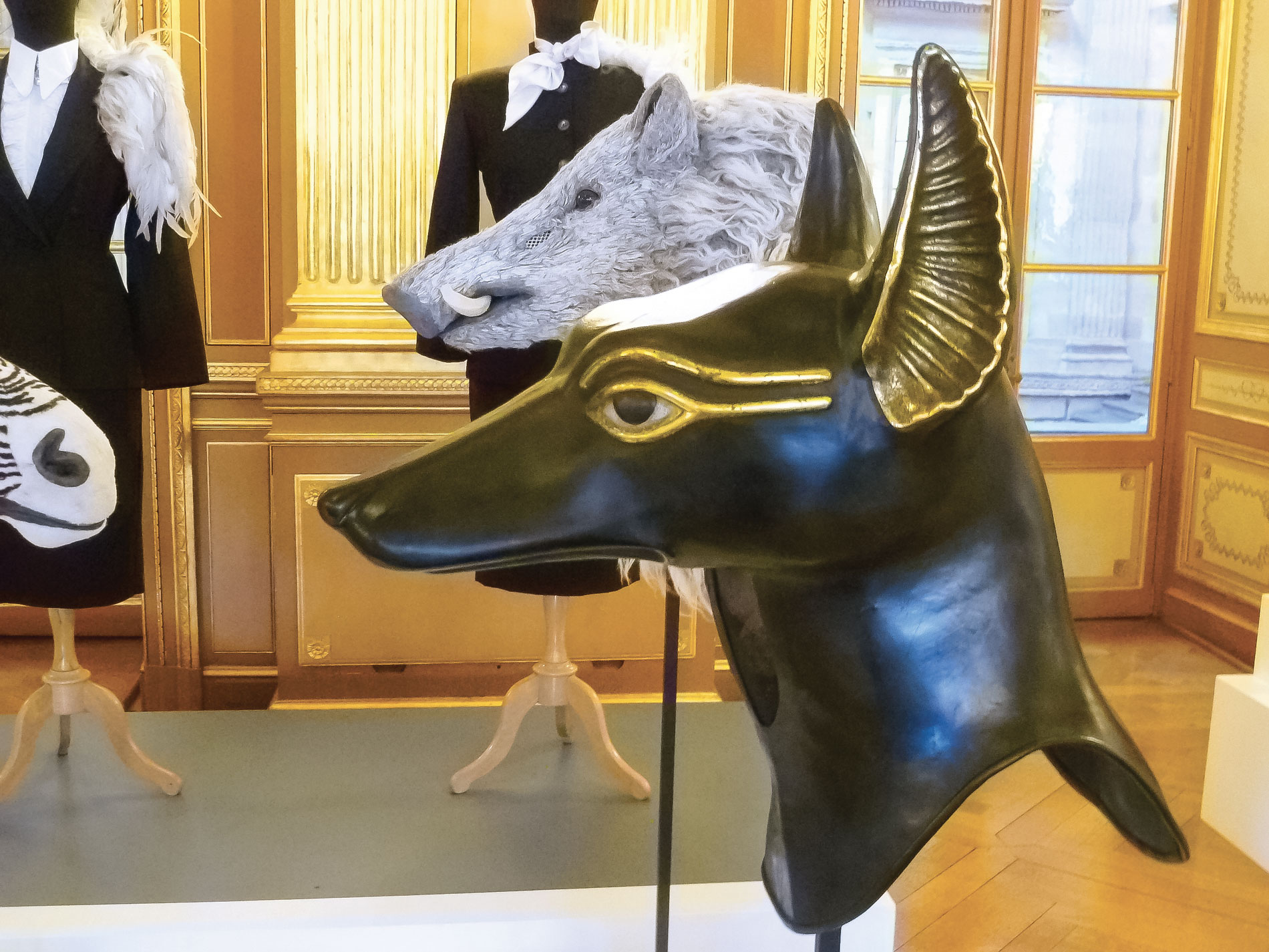 Photos de l'exposition Bêtes de Scènes. Opéra de Bordeaux.