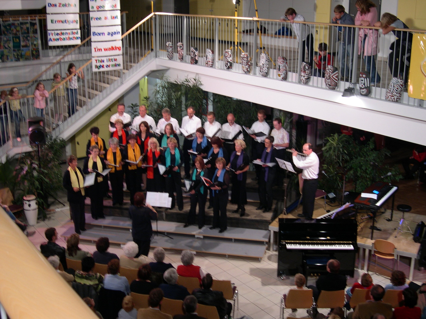 Benefizkonzert im Gymnasium