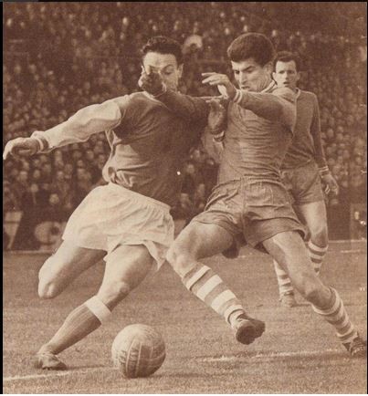 7 Février 1954 : Nîmes Olympique - R.C Lens 3-1 (1er match de Jean Bandera avec le Nîmes Olympique)