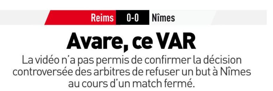 SAISON 2019-2020 - 11e journée de Ligue 1 Conforama - Stade de Reims / Nîmes Olympique   - Page 2 Image