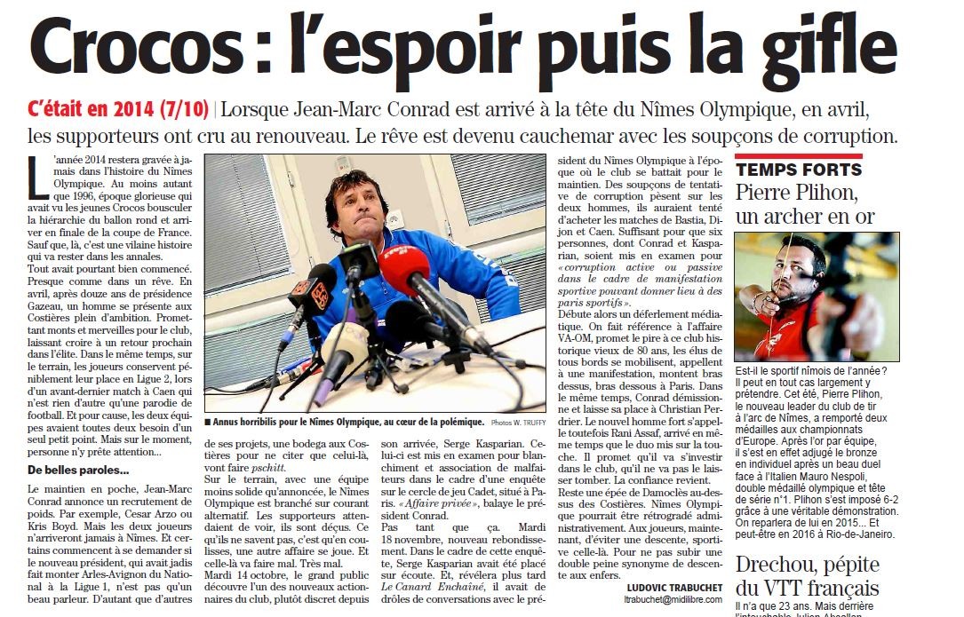 Saison 2014/2015 Planète Nîmes Olympique