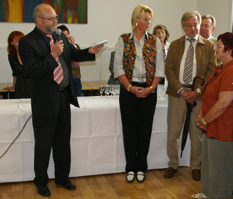 Ausstellungseröffnung durch Herrn Schwarz, Direktor des Amtsgerichtes