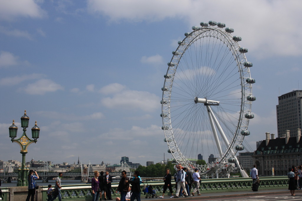 LONDON EYE, ruota panoramica alta 135m