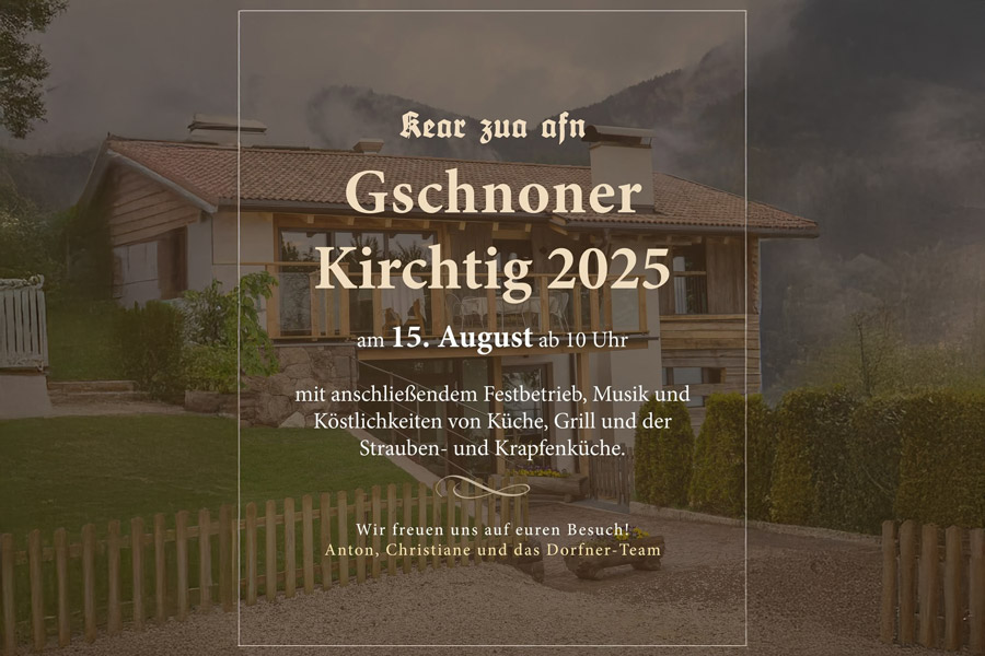 Innenansicht vom neuen Speisesaal im Berggasthof & Restaurant Dorfner in Montan