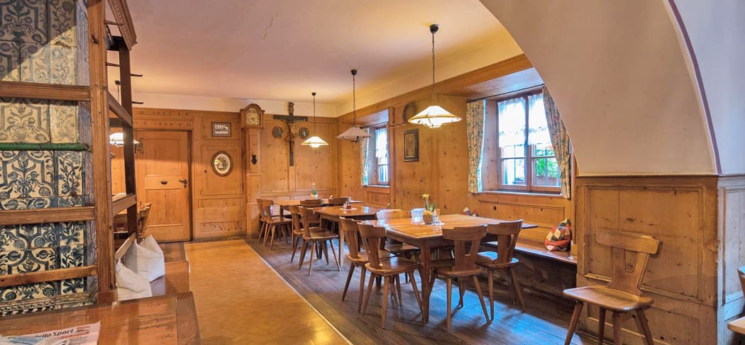 Innenansicht vom Gasthaus & Cafè Alte Post in Atzwang in Südtirol