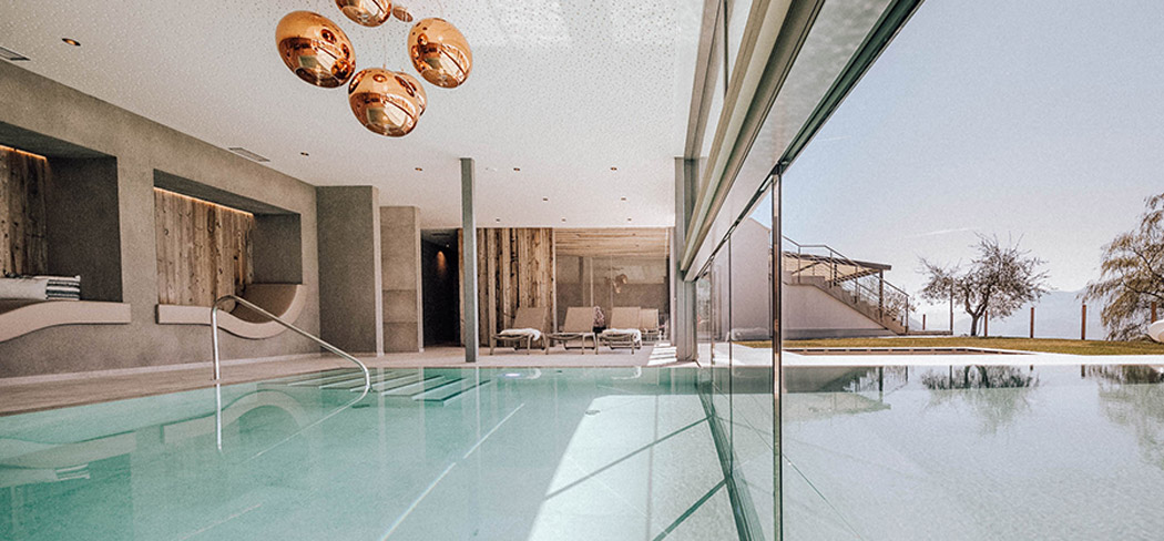 Der Panoramahotel Am Sonnenhang Dorf Tirol Tirolo Albergo Südtirol Alto Adige Gourmet Südtirol