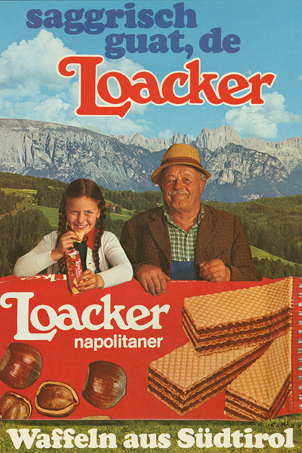 Ein historisches Werbeplakat