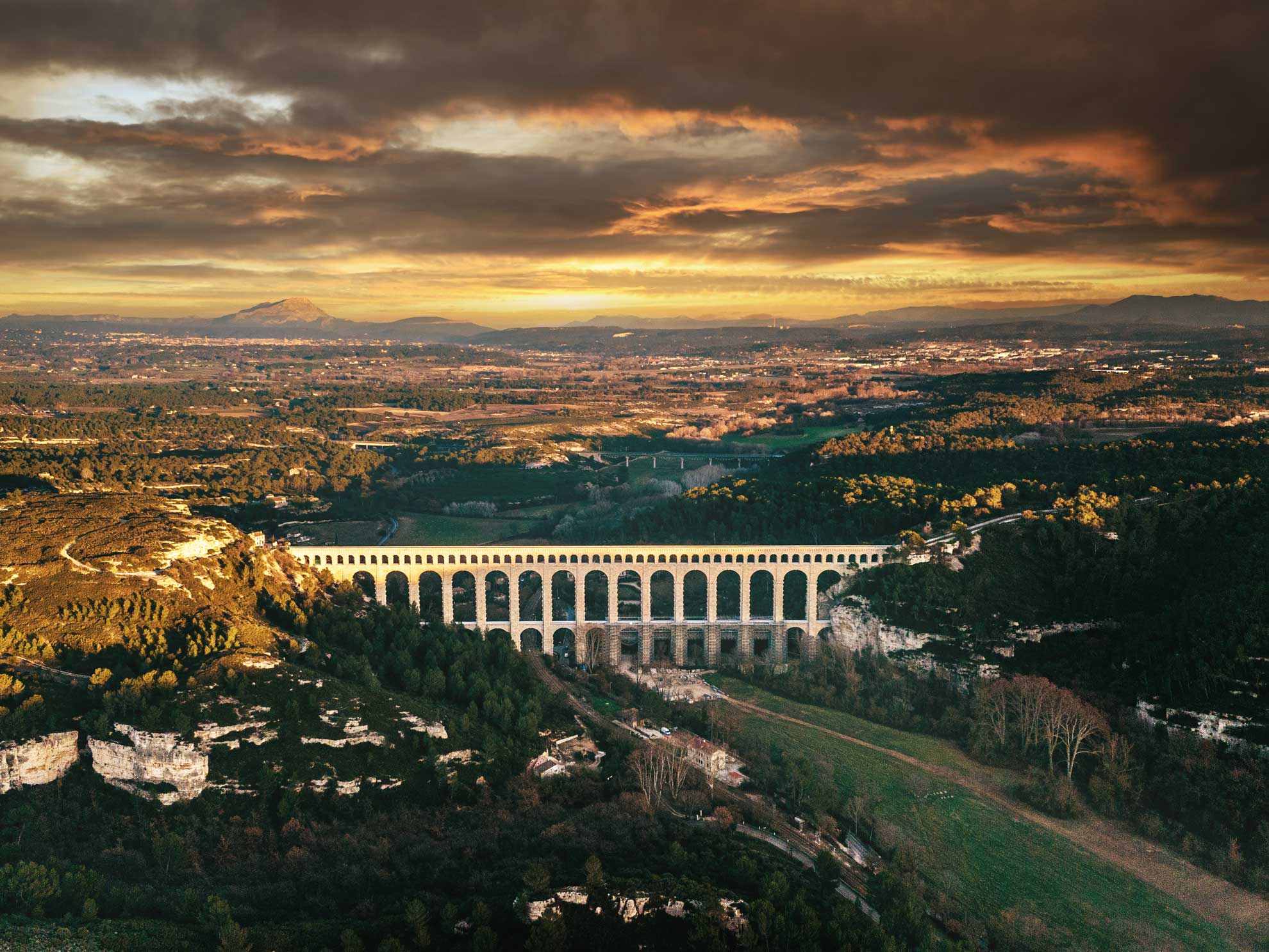 La Provence vue du ciel