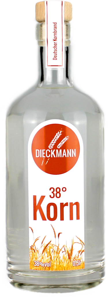- Likörmanufaktur Korn DIECKMANN Weizenbrennerei & 38°