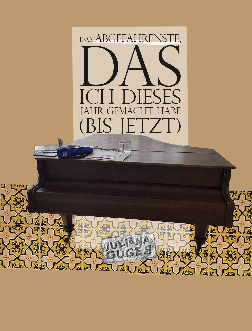 Klavier von Alois Mock, gestaltet von Juliana Guger, April 2025