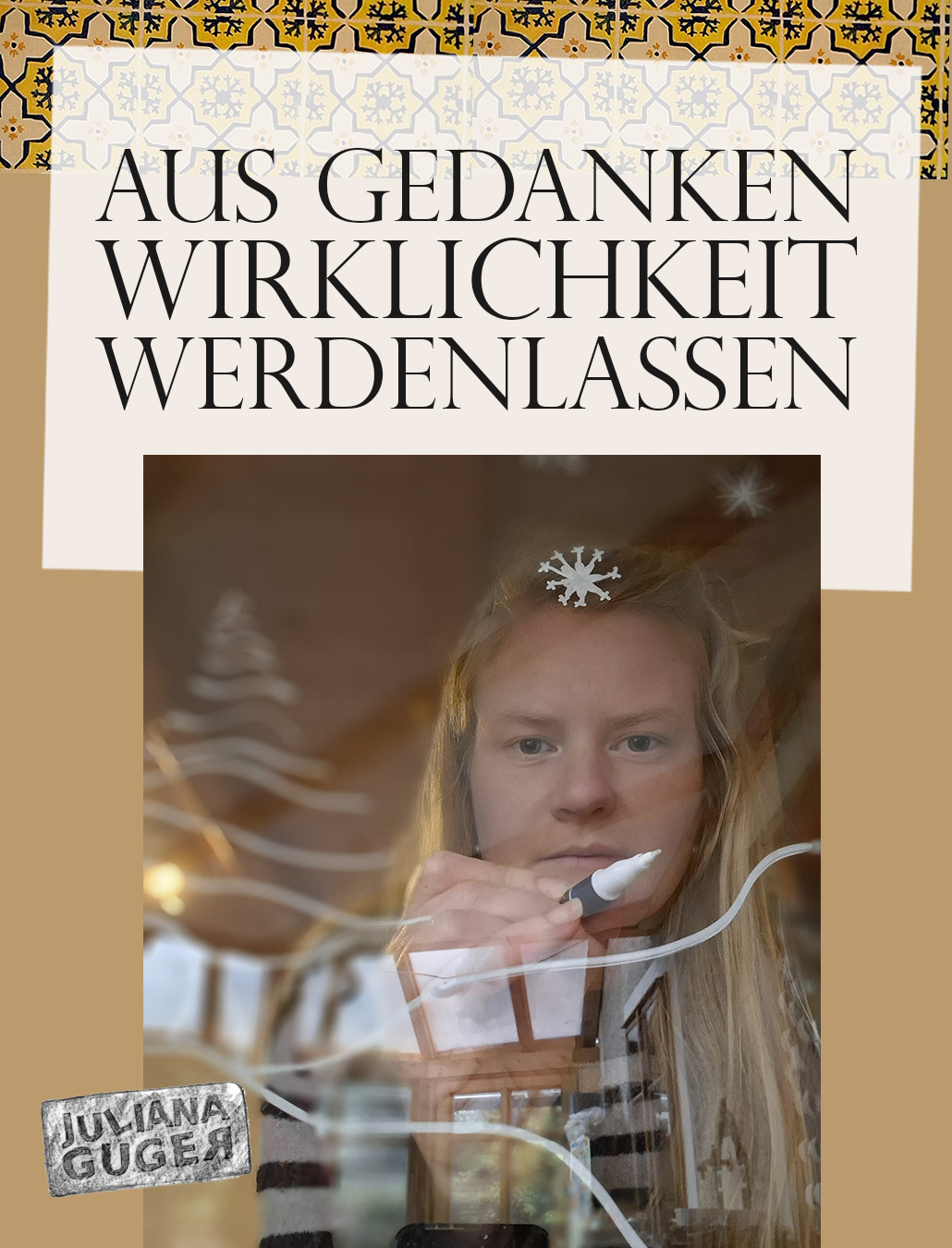 Schaufenstergestaltung, Studio 33, Hauptstraße 33 Scheibbs, November 2025