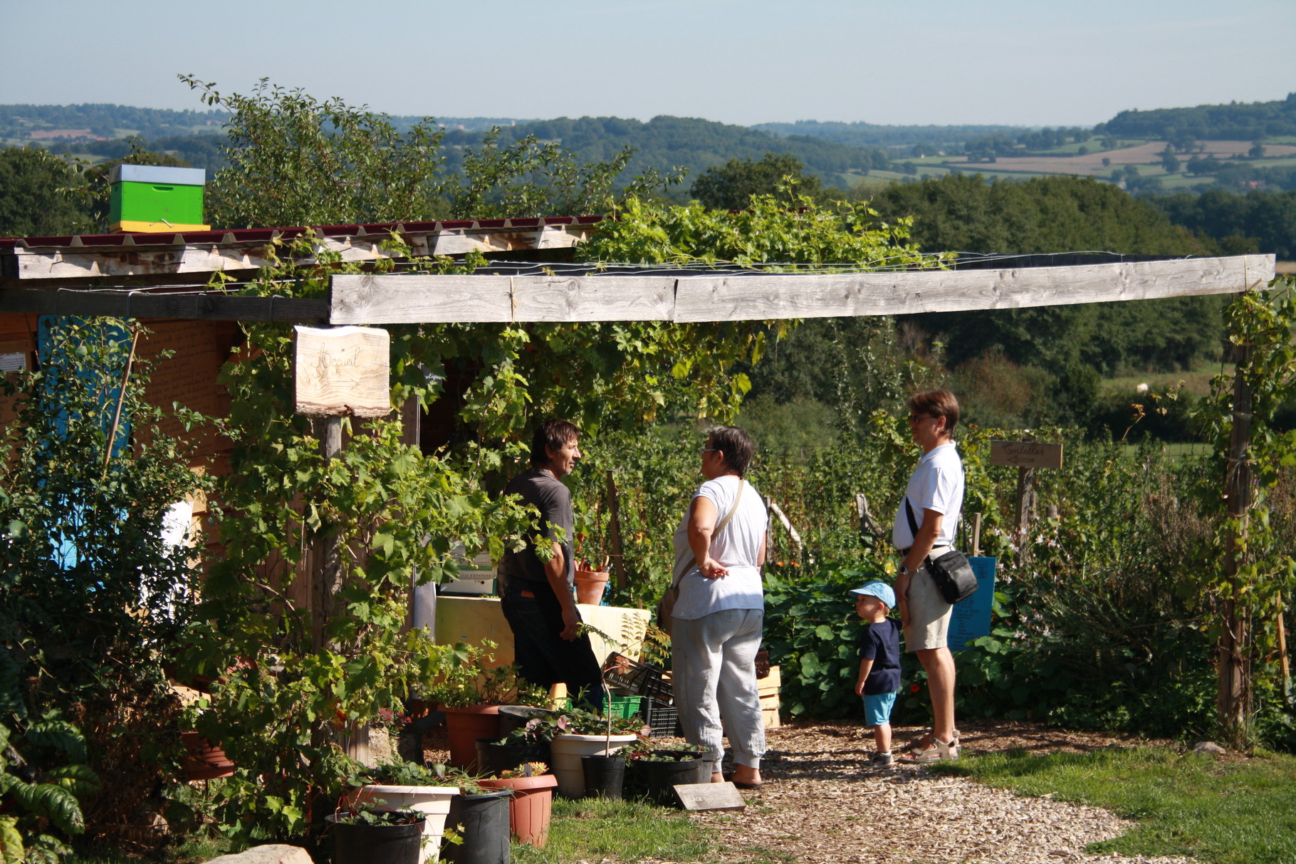 Visite guidée au jardin