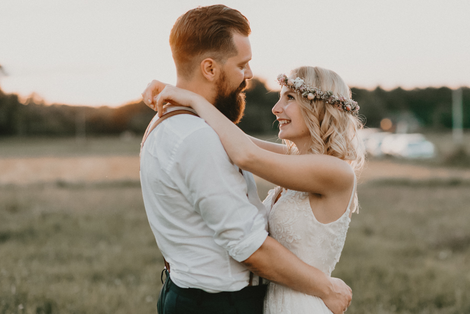 Boho Scheunen-Hochzeit in Karlsruhe