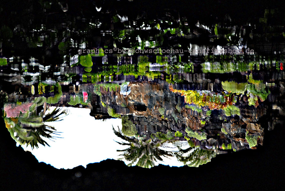PHOTO©LEON.W.SCHOENAU: LA CUEVA VERDE/1 - SPIEGEL DES VULKANS