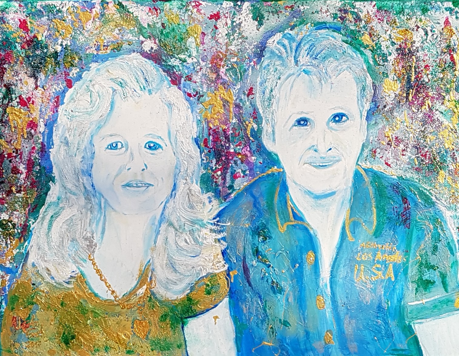 privat (Technik: Acryl/Mixed Media auf Leinwand 75/115 cm)