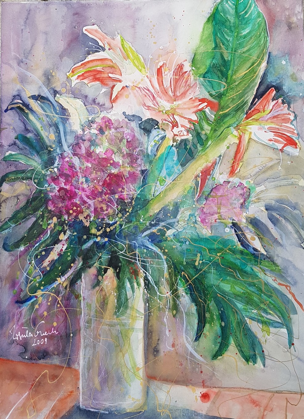Sweets for my sweet ...  Painting  56 W x 76 H x 0.3 D cm