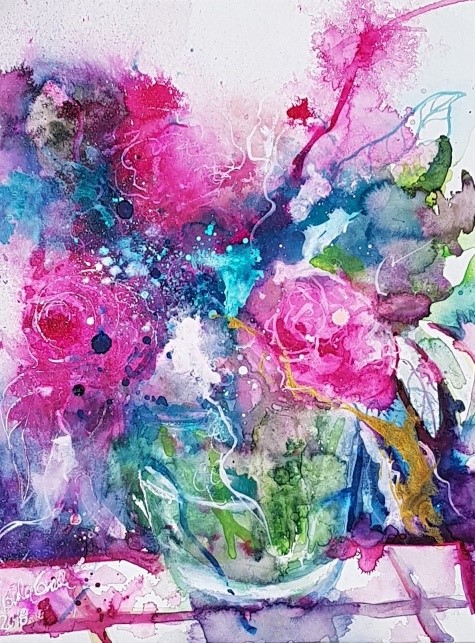 Feeling  (Aquarell auf Hahnemühle 300 g matt)  30 X 40 cm