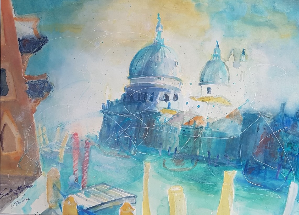 Santa Maria Venecia (Watercolor 56 X 76 cm, Fabriano sat. 650 g)