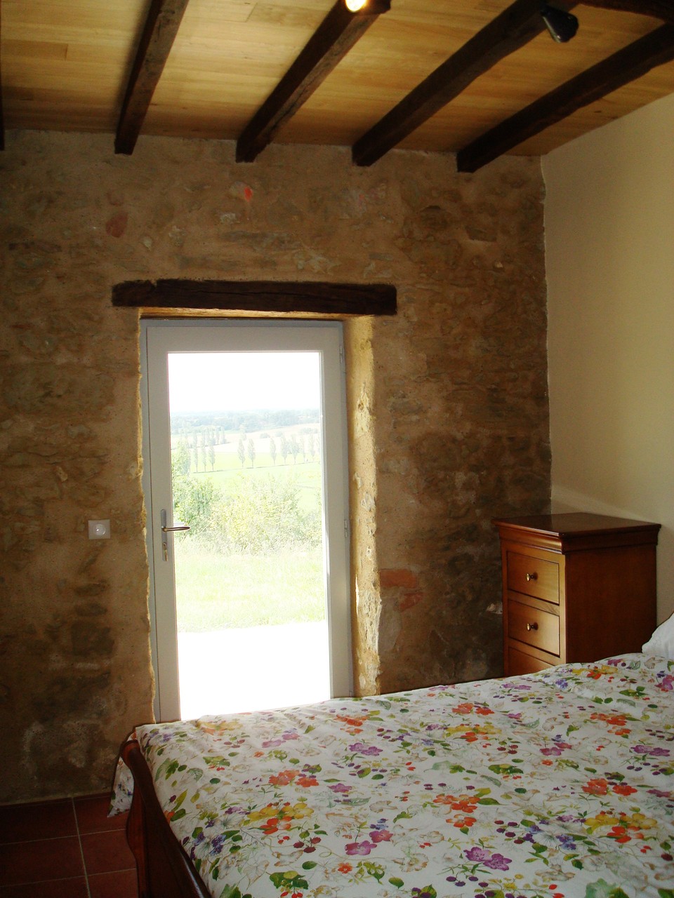 Chambre n°1: vue sur l'extérieur