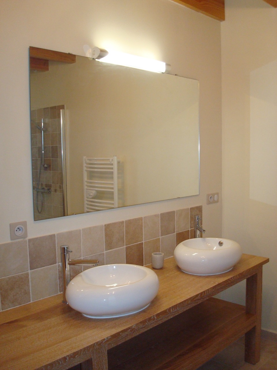 Salle de bain : double vasque