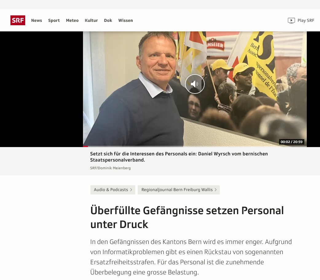 Prekäre Situation in den Gefängnissen