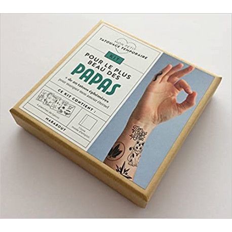 Kit tatoo éphémère pour le plus beau des papas
