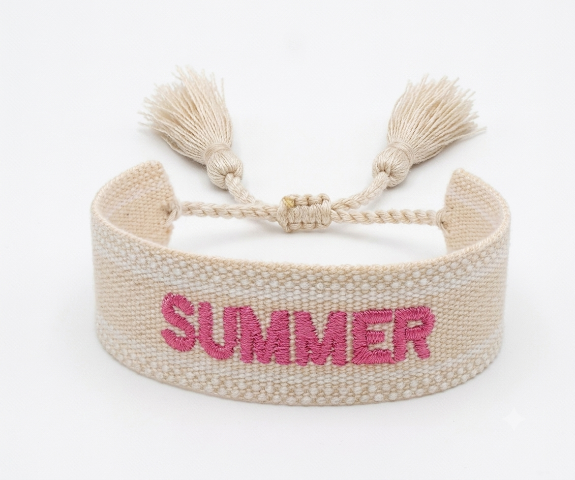 Bracelet tissé bohème Summer