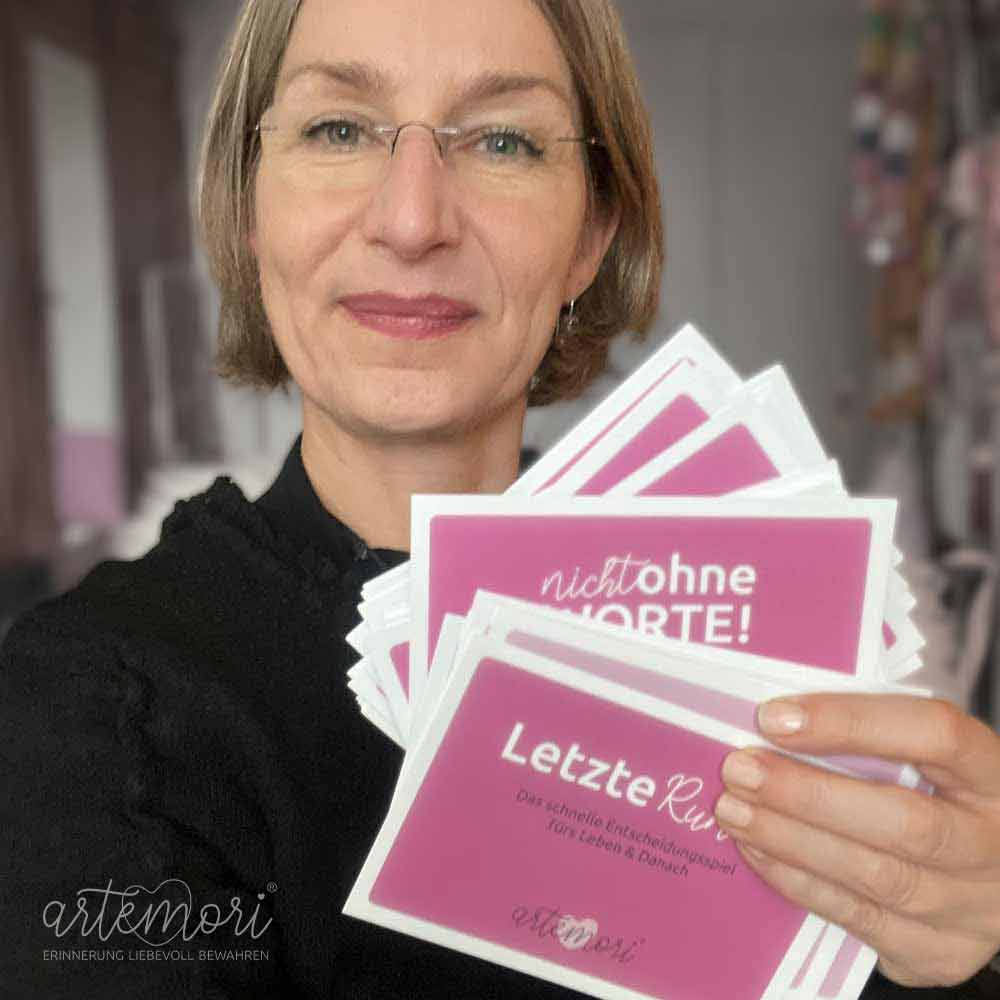 Kartenset, Bestattungsvorsorge, Christina Dehn