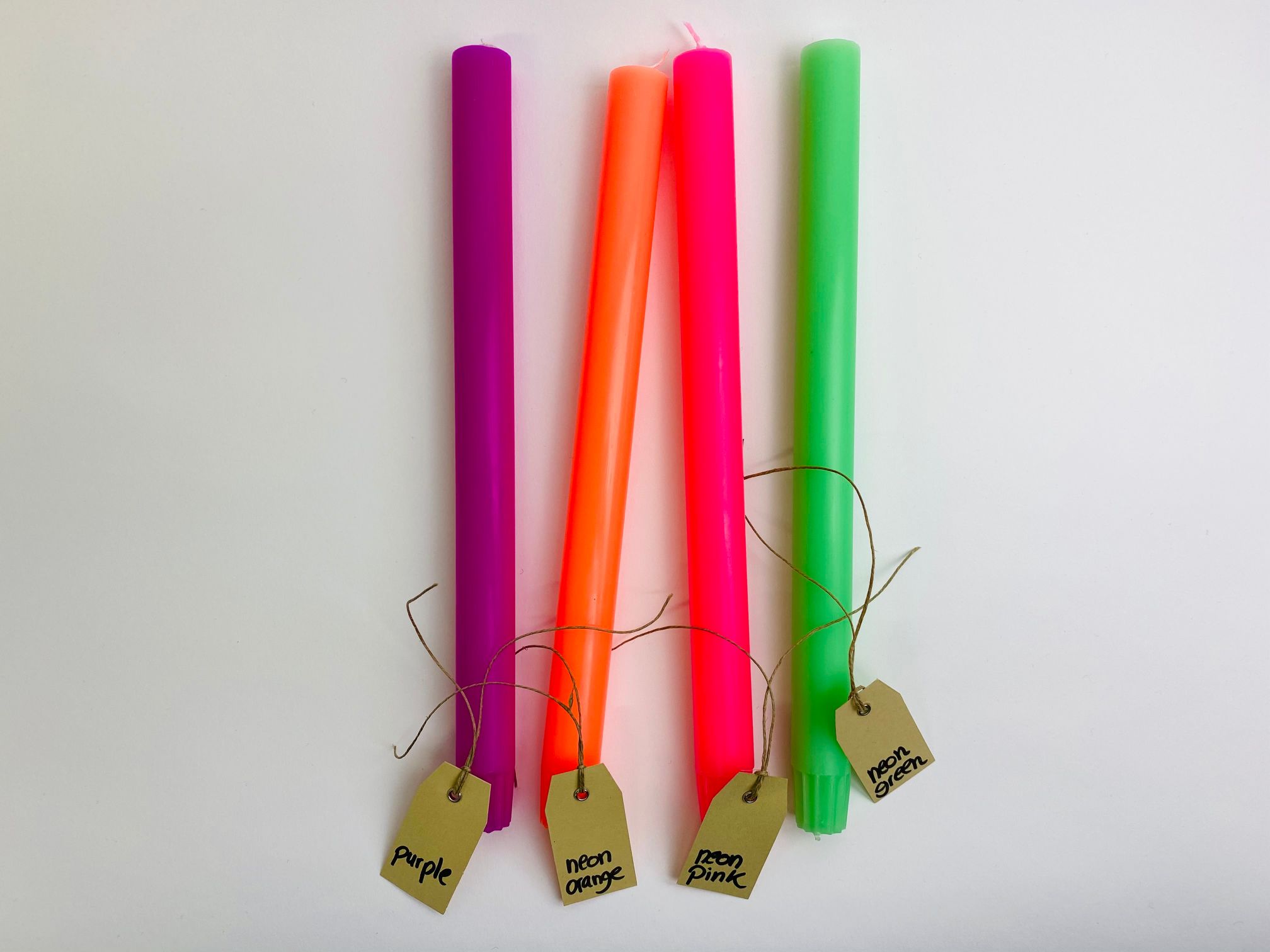 Neon Kerzen Stück 3,90€