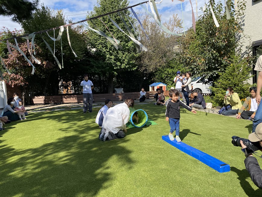 １０月は「親子で遊ぼう会」と言う行事があります。