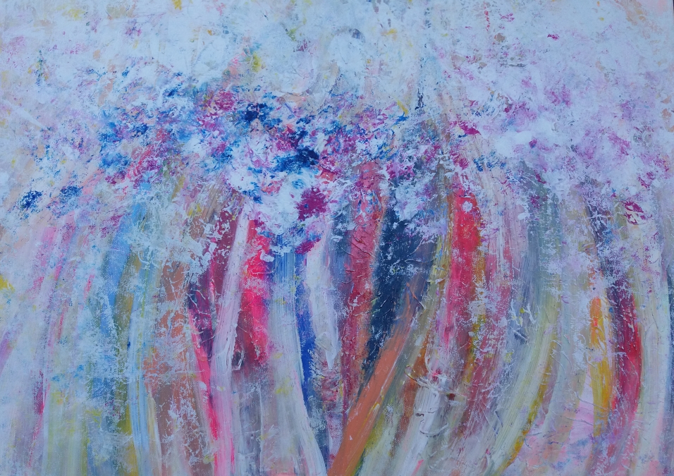 Farbenrausch 2, 50 x 70  cm