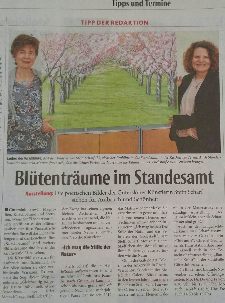 Zeitungsartikel NW vom 08.06.2019