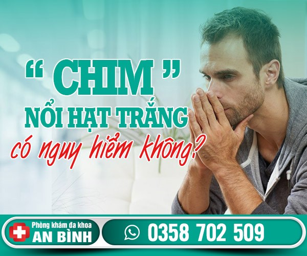 Nguy hiểm chim bị nổi hạt trắng cần chú ý