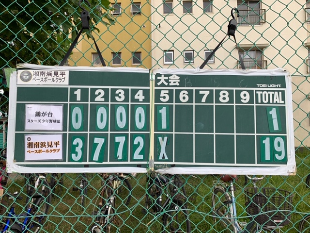 スコアブック A Bチーム 茅ケ崎市の少年野球チーム 湘南浜見平ベースボールクラブ