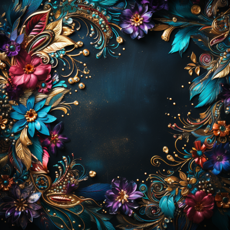 Hintergrund "Blumen Ornament"