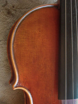 Restored varnish after the repair