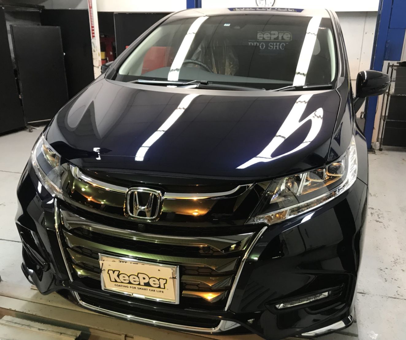ダイヤモンドキーパーとホイールコーティング ホンダ オデッセイアブソルート Keeper Proshop Masaki ダイヤモンドキーパーとホイールコーティング ホンダ オデッセイアブソルート Keeper Proshop Masaki