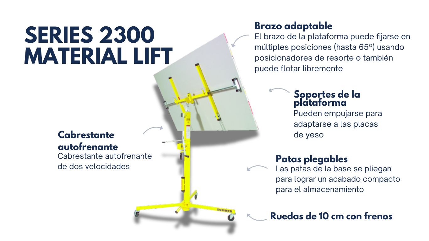 Elevador de material Serie 2300