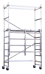 andamio con base plegable