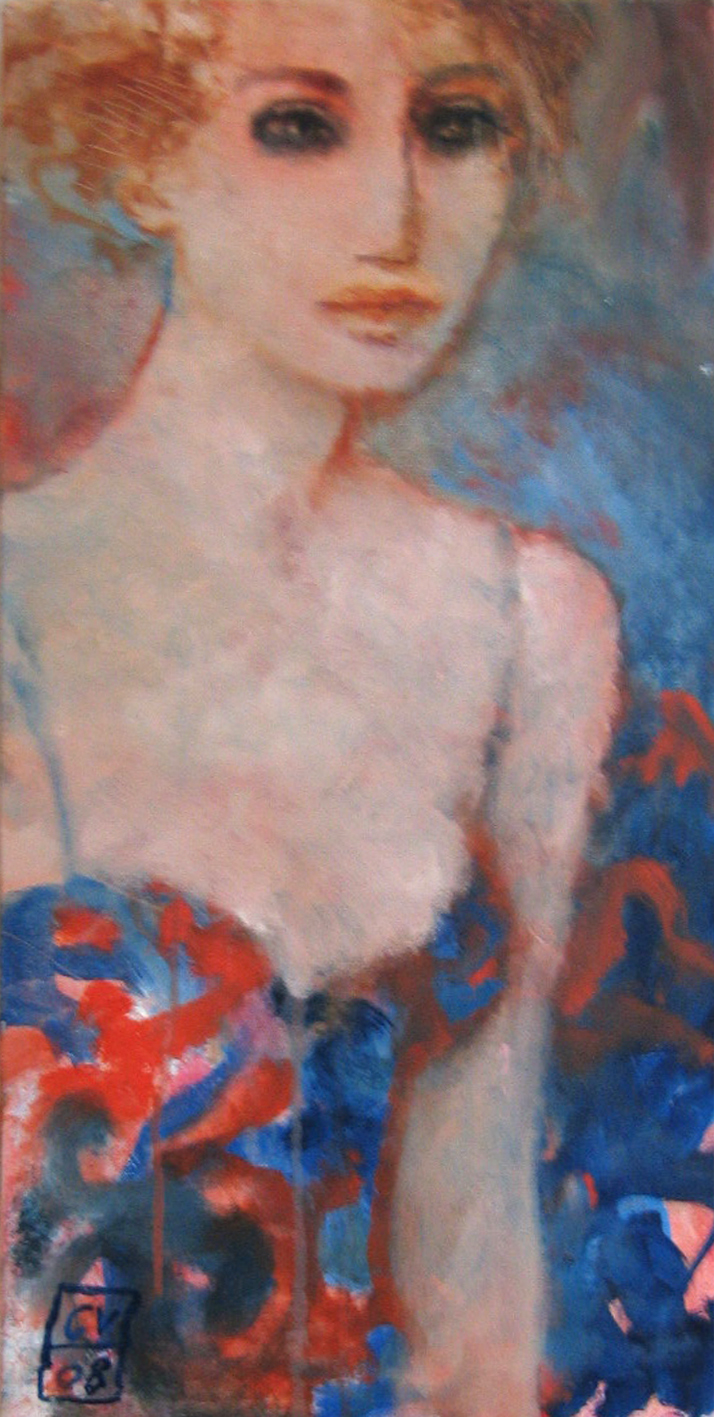 Les yeux charbons - 2008 - 30 x 60 cm