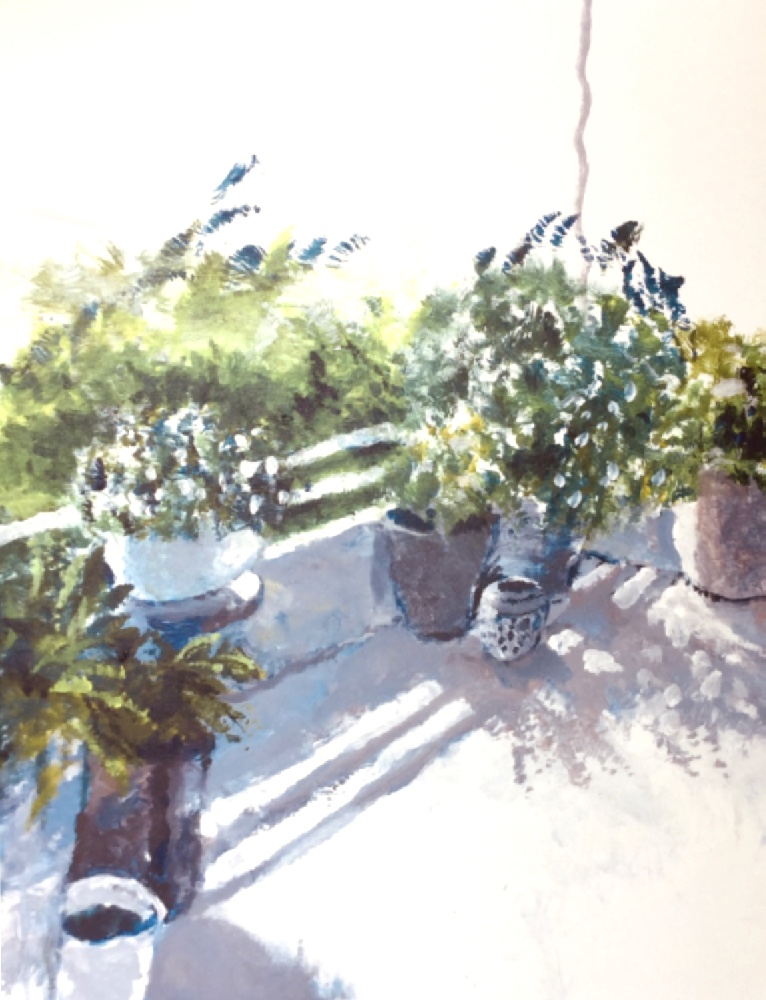 Terrasse ensoleillée 2020 - 50x70 cm