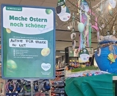 Osteraktion im Fressnapf Rosdorf für uns