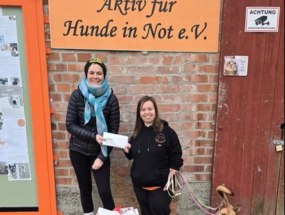 HMÜDogs organisierten Spendenspaziergang für unseren Hundeschutzhof
