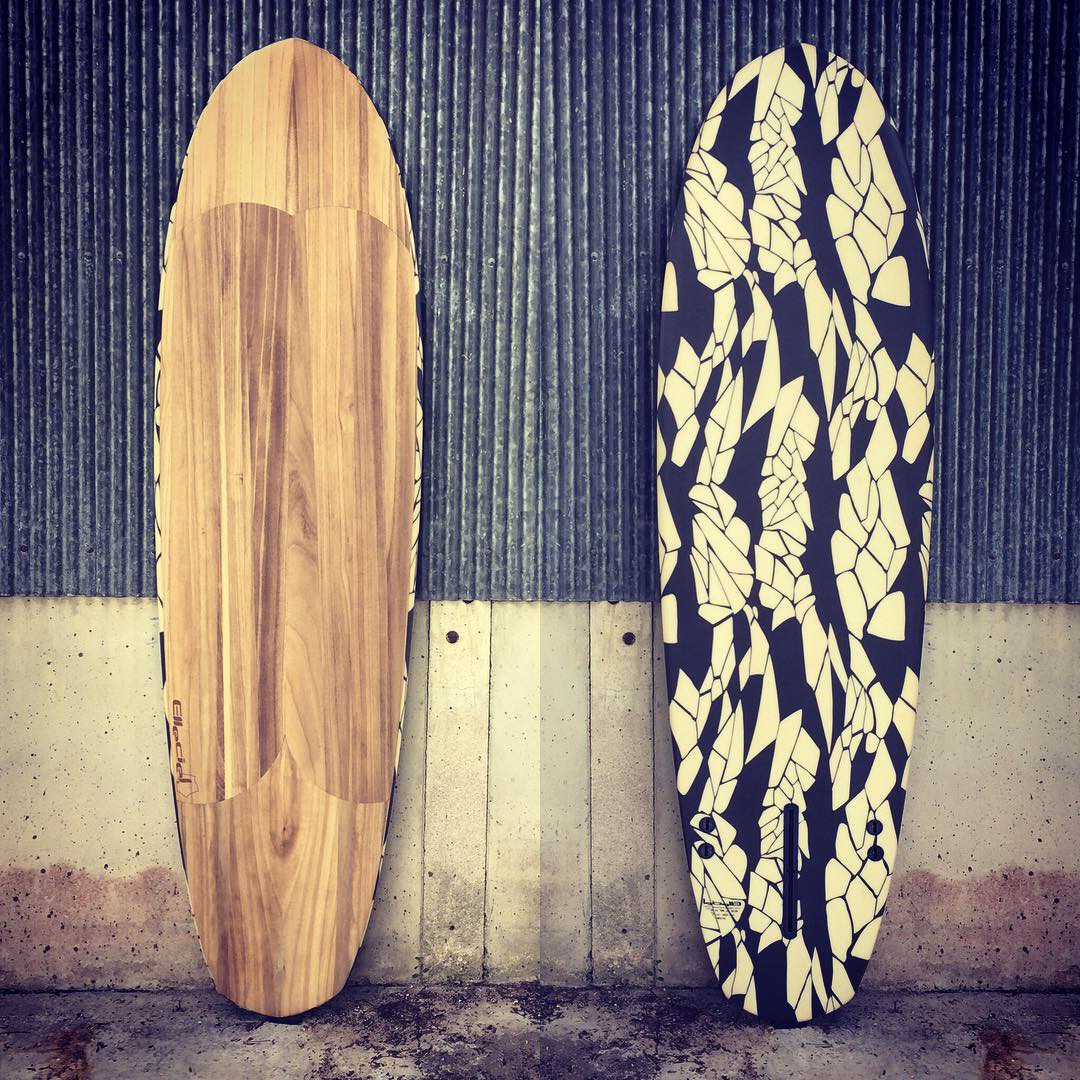 Displacement Hulls - Elleciel Custom Wood-Epoxy-EPS Surfboards