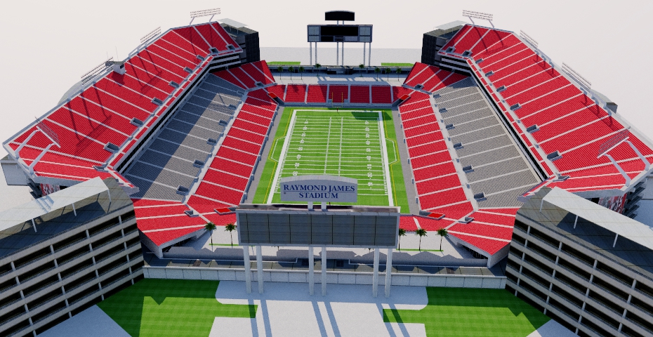 NFL Raymond James Stadium diorama #fe3b8d | eBay