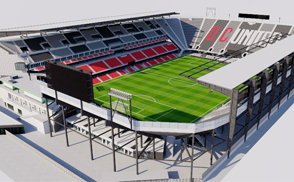 Audi Field - Washington DC nfl mlb mls football america usa national superbowl soccer city arena 3dmodel ncaa